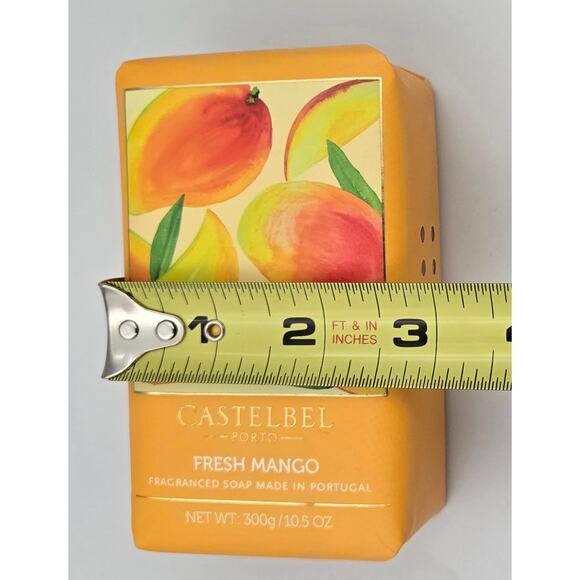 Castelbel Fresh Mango Fragranced Soap Bar 10.5 oz - Picture 10 of 11